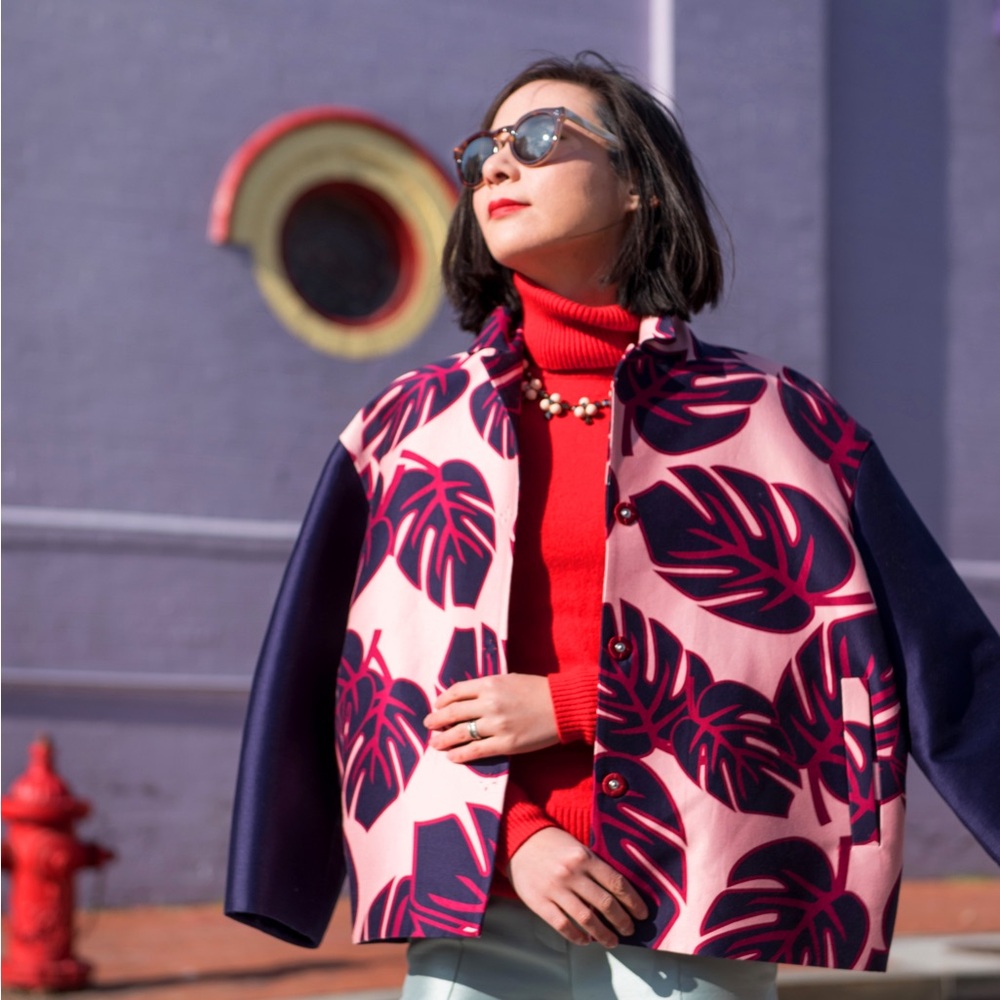 Mother of Pearl Print Jacket